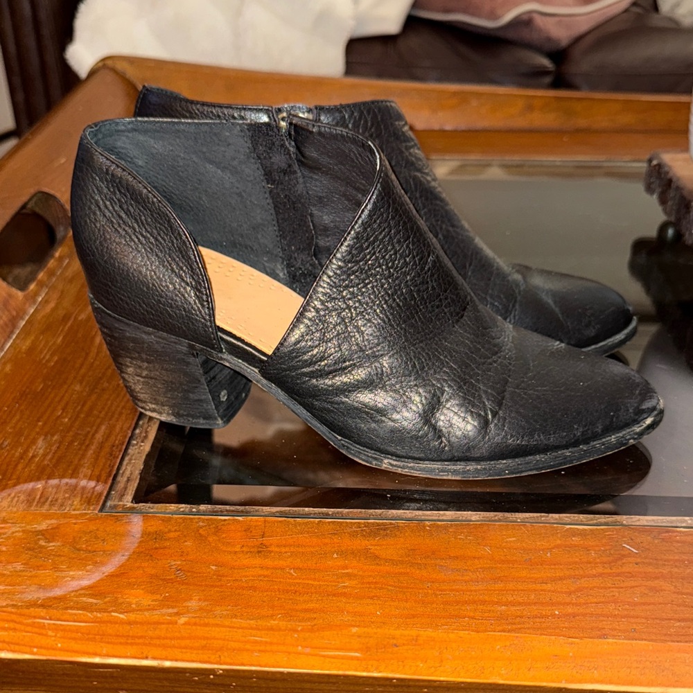 Silent D Black Ankle Booties